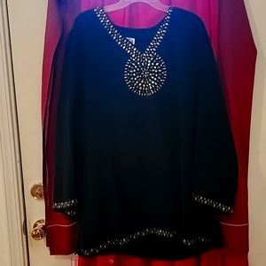 Woman plus size Jewel blouse
